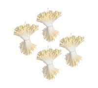 1050-1600Pcs Artificial Flower Stamens Pistils 2mm Double Heads Matte Floral Stamen Pistil for Artificial Flower Making Matte Stamens for Craft