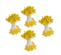 1050-1600Pcs Artificial Flower Stamens Pistils 2mm Double Heads Matte Floral Stamen Pistil for Artificial Flower Making Matte Stamens for Craft