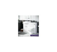 1050 mm Cloakroom Basin Vanity Sink Unit & Back To Wall Toilet Suite | Debra