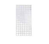 1050 Pieces Aluminum Foil Film Sealing Sticker, Bottle Stopper Sealing Strip Lid, Silver Round Self-Adhesive Tube Tape Cap for Toothpaste Essential Oil Bottle Cosmetic Soft Tube (9mm/0.35in)