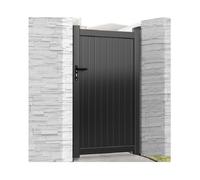 Harrogate Aluminium Pedestrian Garden Gate Black 180cm High Black