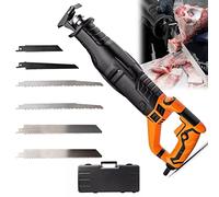 1050W Professional Reciprocating Meat Saw - Multifunctional Butcher's Saw for Home & Commercial Use, Adjustable Speed for Effortless Frozen Meat Cutting