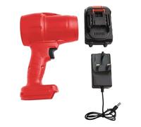 1050W Violent Turbofan, Car Dryer 150000 RPM Air Blower with Stepless Speed, Electric Air Cleaner Duster Handheld Turbo Dryer Blower Replaceable Battery for Car Snow Removal(Red)