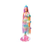 105733610 Steffi Love Rainbow Mermaid Dressing Doll with Colourful Hair, Hair Clips, Comb and Removable Fin, 29 cm Toy Doll, from 3 Years