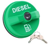 10591D Locking Diesel Fuel Cap For Chevy Dodge Ford GMC Buick Cadillac Jeep Lincoln Mercury Oldsmobile Pontiac Volvo - Silverado 2500 3500 Express Suburban F250 F350 F450 F550 E450 E550 Savana Sierra
