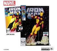 McFarlane Marvel Iron Man 1:6th Scale Collectible with Scene & Comic (Iron Man #256) Toys