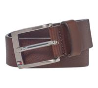 (105cm, Dark Brown) Tommy Hilfiger Mens Aly Plain Leather Belt