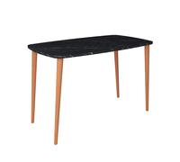 105cm Home Office, Study Computer Desk Solid Modern Wooden With Scandi Legs