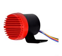 105dB Backup Siren Buzzer with Human Voice For Reversing and Left Right Turn Signal Alerts Compatible with 12V 24V 36V Vehicle Electrical Systems (C)