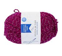 105m Double Knit Arm Knitting Yarn Ball in Sparkle Violet Colour Crochet Chunky Yarn