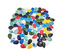 105PCS 28mm x 18mm Ceramic Raindrop DIY Mosaic Tiles, 500g Mosaic Tile Pieces for Handmade Mosaic Making Kits Art Projects Home and Outdoor Decoration (Mix Color)