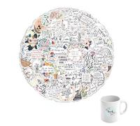 105Pcs Christian Stickers Waterproof Vinyl Bible Study Inspirational Bible Verse Stickers Watercolor Flora Designs Faith Decals Scrapbooking Christian Gifts for Water Bottles Laptop Journaling