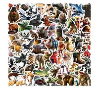 105Pcs Italian Brainrot Stickers Pack - Waterproof Vinyl Animal Decals for Water Bottles, Laptops, Phones, Tech & Party Favours | Tung Tung Tung Sahur Inspired Fun