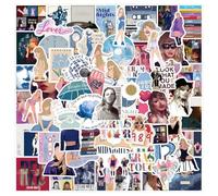 105Pieces Singer Stickers, Waterprof Vinyl Sticker, Vinyl Star Idol Stickers and Decals, Popular Singer Stickers, Music Stickers for Laptop Computer Skateboard Water Bottles, Guitar, Suitcase