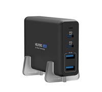 105W Dual USB Type C Travel Charger Adapter with 30W 65W USB-C PD PPS For Macbook air pro Surface Pro Go XiaoMi HP Dell XPS iPhone 12 11 pro Galaxy Note 10 and most Type-c devices