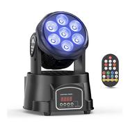 105W Moving Head Wash 7X15 LED Stage Disco Light, RGBW LED DJ Light with Auto/Remote/DMX512 Control Modes for DJ Disco Bar Party Ballroom Halloween Christmas