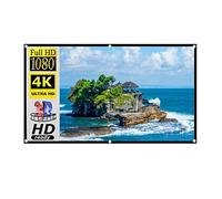 106 110 Inches 16:10 Projector Anti Light CurtainWith Black Border And Hole Portable 3D HD Projection Screen School Home Theatre