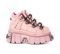 106 Tower Platform Boot - unisex - New Rock - Lace-up Boots - Pink - 4 UK - Shoes 4 UK