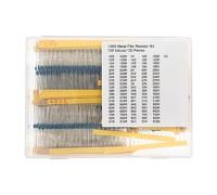 106 Values * 20 Pieces 1/8W 1% Metal Film Resistor Kit 10R to 1M