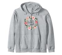 106 Years Loved Women Men 106 Years Old 106th Birthday Zip Hoodie