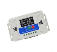 1060A For Solar Charge Controller with LCD Screen 4 USB Outputs and Robust ABS Casing Suitable for Various For Solar Battery Types and Applications (TA30)