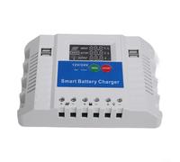 1060A For Solar Charge Controller with LCD Screen 4 USB Outputs and Robust ABS Casing Suitable for Various For Solar Battery Types and Applications (TA40)