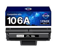 106A W1106A Black Compatible with HP 106A Toner for HP Laser MFP 137fwg | 106A W1106A Compatible for HP Laser MFP 135wg Toner 137fwg 137fnw 135w 135a 107w 107a 107r 135r Toner Cartridges (1 Black)