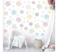 106PCS Colorful Bubbles Stickers Bubbles Wall Stickers,Flowers Bubbles Ocean Wall Decals for Home Bedroom Living Room Nursery Boys Girls Teens Children Adults Under The Sea Birthday Party DIY Decor