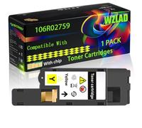 106R02759 Compatible for Xerox Toner Cartridges with Chip WC 6025 WC 6027 WorkCentre 6025 WorkCentre Printers (1 Pack Yellow)