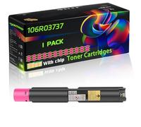 106R03737 Compatible for Xerox Toner Cartridges with Chip VersaLink C7020 C7020D C7020DN C7020DNW Printers (1 Pack Magenta)