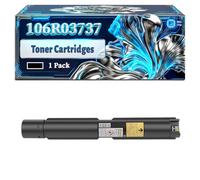 106R03737 Toner Cartridges Compatible for Xerox VersaLink C7020T C7025 C7025D C7025S Printers, With Chip Large Capacity 33600 Pages (1 Pack Black)
