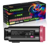 106R03896 Compatible for Xerox Toner Cartridge with Chip VersaLInk C600 C600DN C600N C605 C605X Printers (1 Pack Magenta)