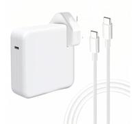 106W USB C Super Fast Charger, MacBook Pro Super Fast Charger, laptop charger suitable for MacBook Pro 16,15,14,13 inches, MacBook Air 13 inches, iPad Pro 12.9、 11 inch and all USB C devices, 2M cable