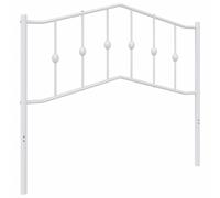 Metal Headboard Bedroom Home Decor Bed Header Guest Room Bed Headboard vidaXL UK