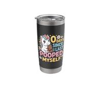 107 Days Since I Last Pooped Myself Meme Stainless Steel Insulated Tumbler