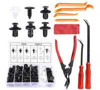 107 Pcs Trim Removal Tools Set, Automotive Rivet Removal Tool Kit Trim Clips for Door Panel Bumper Dashboard Repair