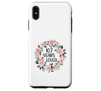 107 Years Loved Women Men 107 Years Old Cool 107th Birthday Case for iPhone XS Max