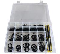 1070pcs Nitrile Rubber O Rings Kit with Seal Puller Tools for Plumbing, Automotive and Industrial Applications