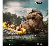 107188 Jurassic World Rebirth T-Rex River Scene 1/20 Statue