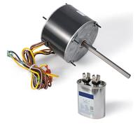 10728 Condenser Fan Motor Compatible with Rheem, W51-14CJA1-02 RV AC Fan Motor Replace D909 10733 1860 WG840728 3728 X412 43728 01-0161 S1-FHM3728 22728 3728 Reversible Rotation 1/4 HP 1.8 A 1075 RPM