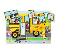 10739 The Wheels on the Bus Sound Puzzle | Puzzles | Wood | 2+ | Gift for Boy or Girl, Multicolor, 17.145 cm*31.115 cm*23.495 cm