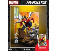 McFarlane Marvel Spider-Man 1:6th Scale Collectible with Scene & Comic (Marvel Tales #223) Toys