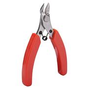 107F1 Wire Cutters, Soft Wire Cutter Flush Clippers Pliers Cable Side Cutting Nippers Clean Cut Hand Tool Small Large for Electronics Crafts Jewelry Making (L) (S)