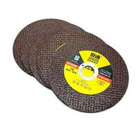 107mm 5 Pack Metal Cutting Disc Angle Grinder Grinding Wheel Stainless Steel Grinding Cutting Disc Blade Wheel Resin Double Mesh Ultra-Thin Polishing Piece, Brown