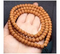 108 Bodhi Bead Buddhist Rudraksha Beads Mala Prayer Tibetan Buddhism Necklace Chakras8 * 10mm