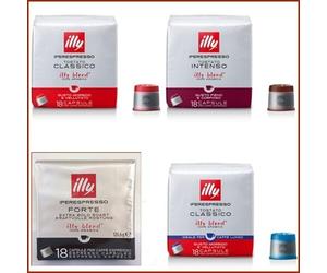 108 capsule caffè ILLY iperEspresso flavours CLASSICO INTENSO LUNGO FORTE # 100