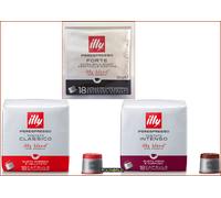 108 coffee capsules caffè ILLY iperEspresso flavours CLASSICO INTENSO FORTE #100