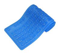 108 Keys USB Silicone Flexible Foldable Keyboard Waterproof Silent for Laptop Desktop Ultra-Thin Lightweight Compact Portable Plug and Play Compatible with Windows 98 XP 2000 ME VISTA