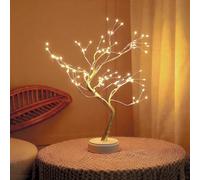 108 LED Tree Lamp, 1.5 FT Fairy Tree Light, 8 Modes, USB& Battery Twinkling Trees, DIY Adjustable Branch for Indoor Decoration Bedroom Desktop Christmas Party