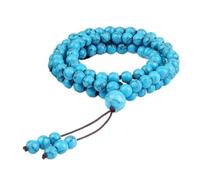 108 Natural Blue Agate Beads Bracelets And Necklaces Handmade Bracelets Malachite,Red Pine